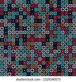 Beautiful seamless geometric pattern design illustration