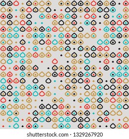 Beautiful seamless geometric pattern design illustration
