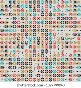 Beautiful seamless geometric pattern design illustration