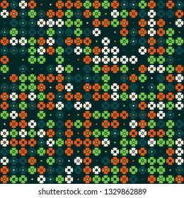 Beautiful seamless geometric pattern design illustration