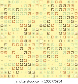 Beautiful seamless geometric pattern design illustration. Geometrical background, stylish shape, decoration texture