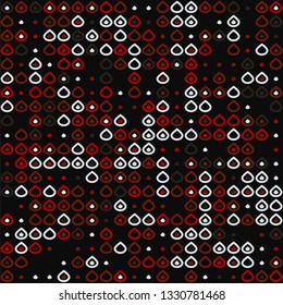 Beautiful seamless geometric pattern design illustration. Geometrical background, stylish shape, decoration texture