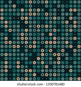 Beautiful seamless geometric pattern design illustration. Geometrical background, stylish shape, decoration texture