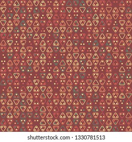 Beautiful seamless geometric pattern design illustration. Geometrical background, stylish shape, decoration texture
