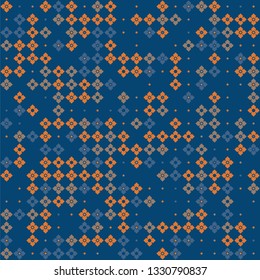 Beautiful seamless geometric pattern design illustration. Geometrical background, stylish shape, decoration texture