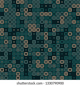Beautiful seamless geometric pattern design illustration. Geometrical background, stylish shape, decoration texture