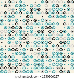 Beautiful seamless geometric pattern design illustration. Geometrical background, stylish shape, decoration texture