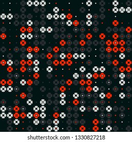 Beautiful seamless geometric pattern design illustration. Geometrical background, stylish shape, decoration texture