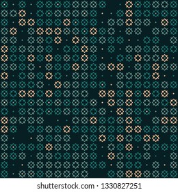 Beautiful seamless geometric pattern design illustration. Geometrical background, stylish shape, decoration texture