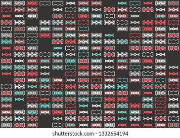 Beautiful seamless geometric pattern design illustration. Geometrical background, stylish shape, decoration texture