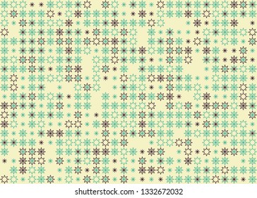 Beautiful seamless geometric pattern design illustration. Geometrical background, stylish shape, decoration texture