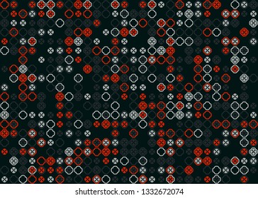 Beautiful seamless geometric pattern design illustration. Geometrical background, stylish shape, decoration texture