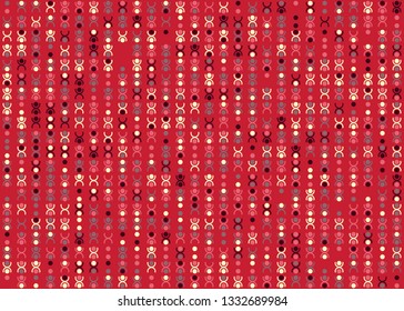Beautiful seamless geometric pattern design illustration. Geometrical background, stylish shape, decoration texture