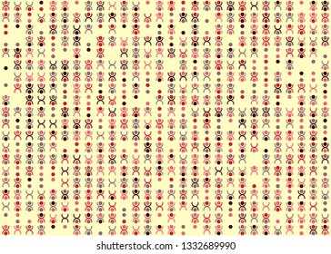 Beautiful seamless geometric pattern design illustration. Geometrical background, stylish shape, decoration texture