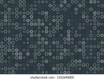 Beautiful seamless geometric pattern design illustration. Geometrical background, stylish shape, decoration texture