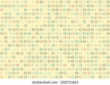 Beautiful seamless geometric pattern design illustration. Geometrical background, stylish shape, decoration texture