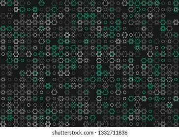Beautiful seamless geometric pattern design illustration. Geometrical background, stylish shape, decoration texture
