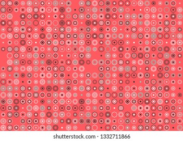 Beautiful seamless geometric pattern design illustration. Geometrical background, stylish shape, decoration texture