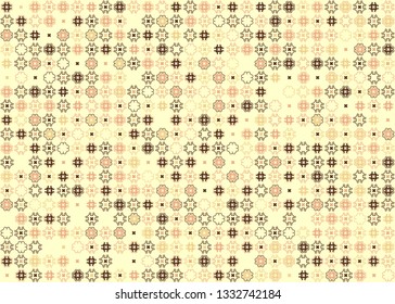 Beautiful seamless geometric pattern design illustration. Geometrical background, stylish shape, decoration texture