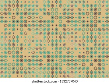 Beautiful seamless geometric pattern design illustration. Geometrical background, stylish shape, decoration texture