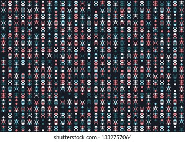 Beautiful seamless geometric pattern design illustration. Geometrical background, stylish shape, decoration texture