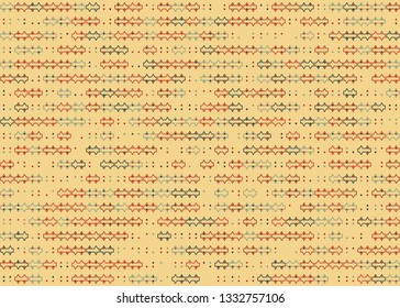 Beautiful seamless geometric pattern design illustration. Geometrical background, stylish shape, decoration texture