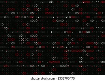 Beautiful seamless geometric pattern design illustration. Geometrical background, stylish shape, decoration texture