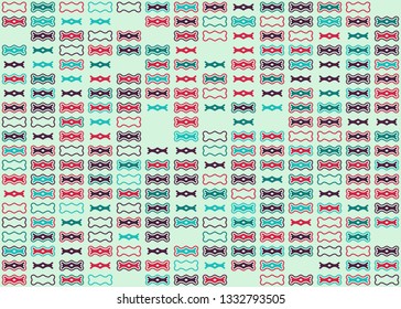 Beautiful seamless geometric pattern design illustration. Geometrical background, stylish shape, decoration texture