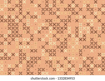 Beautiful seamless geometric pattern design illustration. Geometrical background, stylish shape, decoration texture