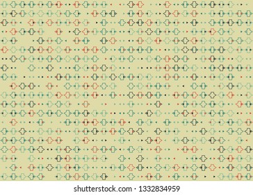 Beautiful seamless geometric pattern design illustration. Geometrical background, stylish shape, decoration texture