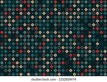 Beautiful seamless geometric pattern design illustration. Geometrical background, stylish shape, decoration texture