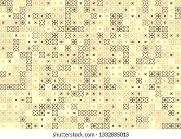 Beautiful seamless geometric pattern design illustration. Geometrical background, stylish shape, decoration texture