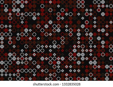 Beautiful seamless geometric pattern design illustration. Geometrical background, stylish shape, decoration texture