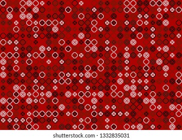 Beautiful seamless geometric pattern design illustration. Geometrical background, stylish shape, decoration texture