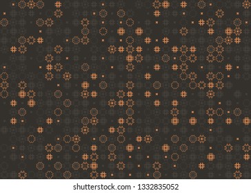 Beautiful seamless geometric pattern design illustration. Geometrical background, stylish shape, decoration texture