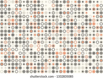 Beautiful seamless geometric pattern design illustration. Geometrical background, stylish shape, decoration texture