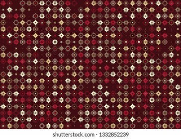 Beautiful seamless geometric pattern design illustration. Geometrical background, stylish shape, decoration texture