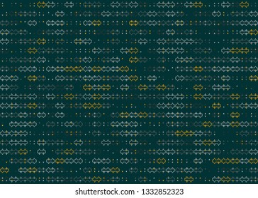 Beautiful seamless geometric pattern design illustration. Geometrical background, stylish shape, decoration texture