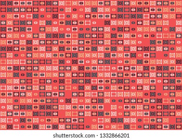 Beautiful seamless geometric pattern design illustration. Geometrical background, stylish shape, decoration texture