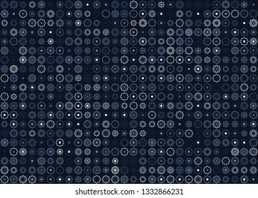 Beautiful seamless geometric pattern design illustration. Geometrical background, stylish shape, decoration texture