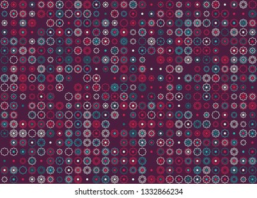 Beautiful seamless geometric pattern design illustration. Geometrical background, stylish shape, decoration texture