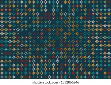 Beautiful seamless geometric pattern design illustration. Geometrical background, stylish shape, decoration texture