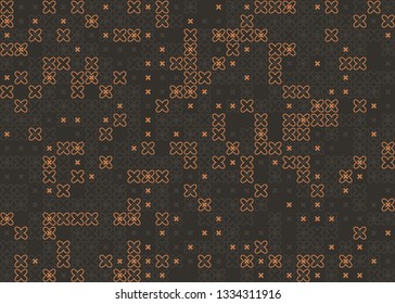 Beautiful seamless geometric pattern design illustration. Geometrical background, stylish shape, decoration texture