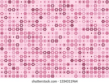 Beautiful seamless geometric pattern design illustration. Geometrical background, stylish shape, decoration texture