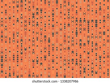 Beautiful seamless geometric pattern design illustration. Geometrical background, stylish shape, decoration texture