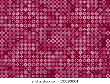 Beautiful seamless geometric pattern design illustration. Geometrical background, stylish shape, decoration texture