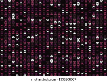 Beautiful seamless geometric pattern design illustration. Geometrical background, stylish shape, decoration texture