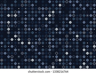 Beautiful seamless geometric pattern design illustration. Geometrical background, stylish shape, decoration texture