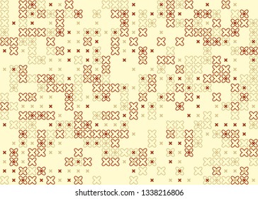 Beautiful seamless geometric pattern design illustration. Geometrical background, stylish shape, decoration texture