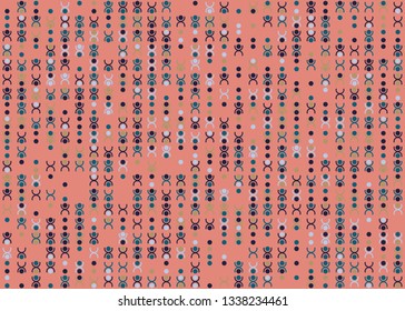 Beautiful seamless geometric pattern design illustration. Geometrical background, stylish shape, decoration texture